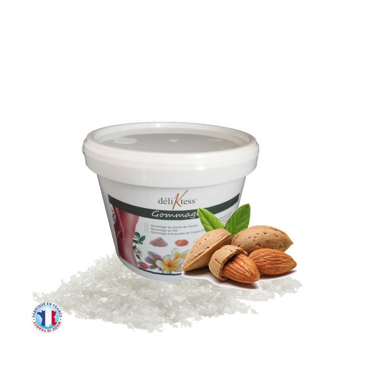 Sels de Gommage à l'amande douce 1,5 kg Sels de Gommage à l'amande douce 1,5 kg
