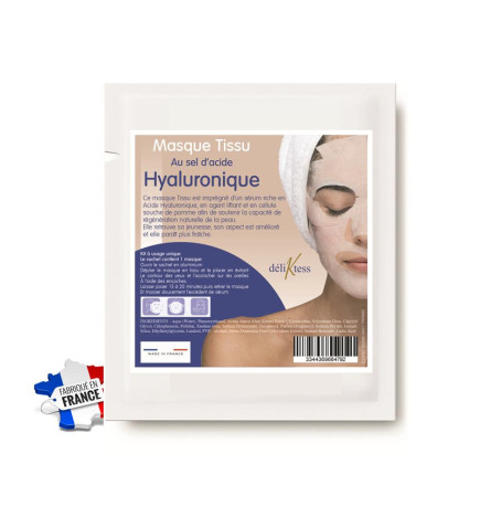 Masque tissu à l'acide hyaluronique