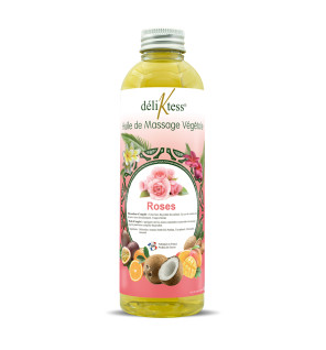 Huile de massage à la rose 200 ml