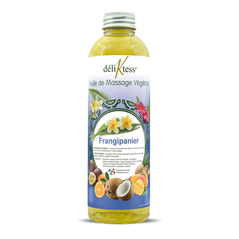 Huile de massage Frangipanier 200 ml