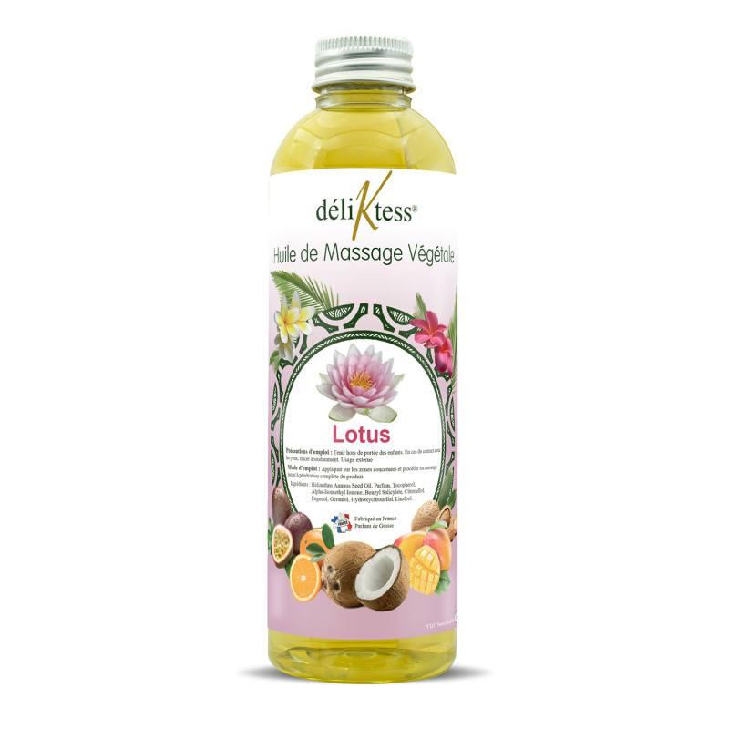 Huile de massage Lotus 200 ml