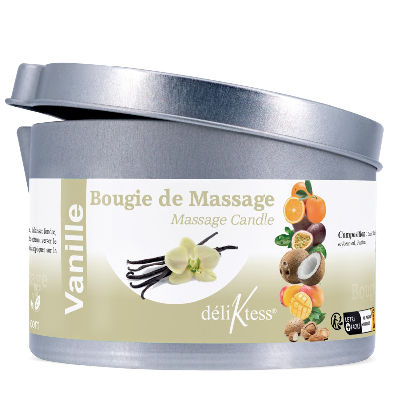 Bougie de massage Végétale Vanille 190 ml