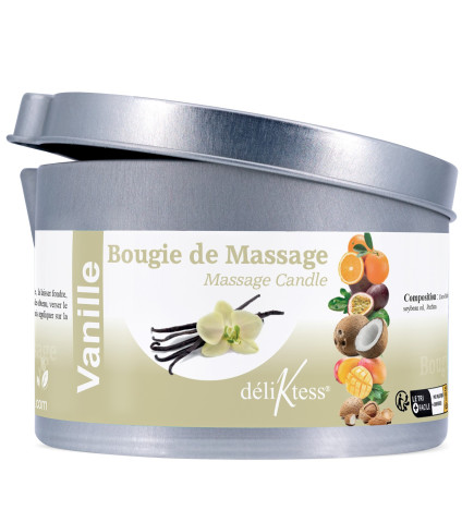 Bougie de massage Végétale Vanille 175 ml