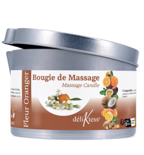 Bougie de massage Végétale Fleur d'Oranger 175 ml