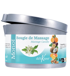 Bougie de massage Végétale au Monoï 175 ml