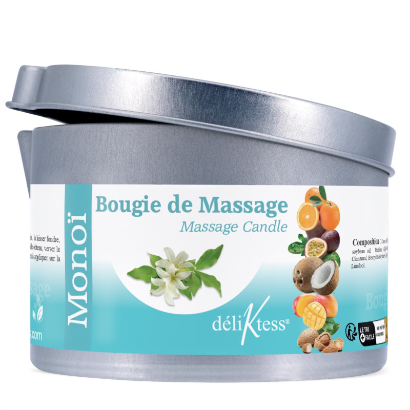 Bougie de massage Végétale au Monoï 175 ml
