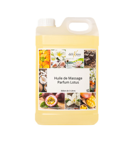 Huile de massage Lotus 3 litres