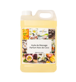 Huile de massage Noix de coco format 3 litres