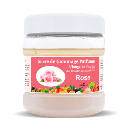 Sucre de Gommage Rose 600g