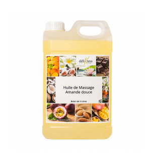 Huile de massage à l'amande douce 3 litres
