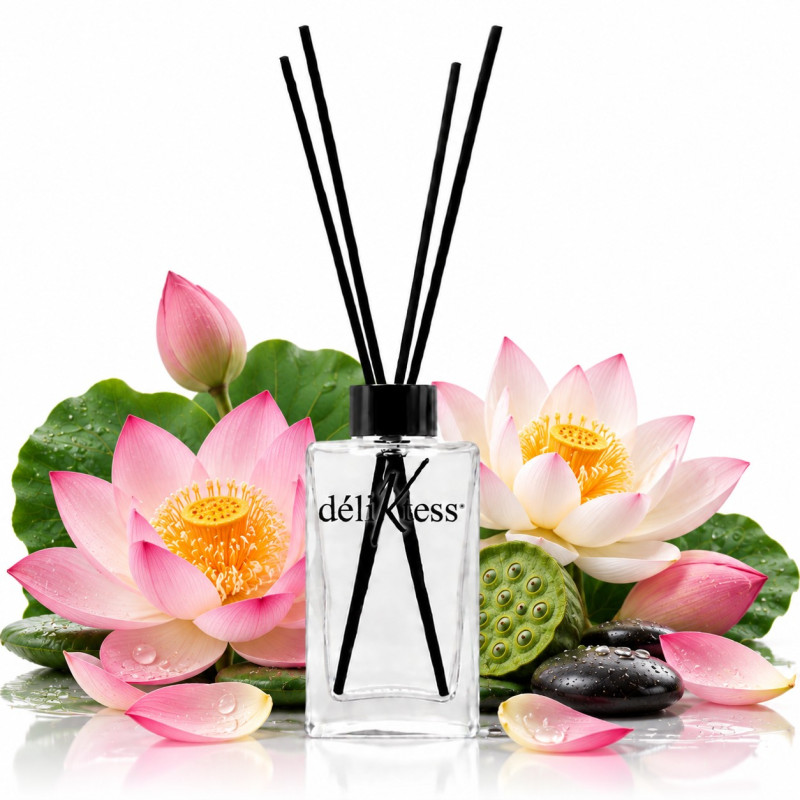 Diffuseur de parfum Lotus 200 ml – Senteur florale & fraîche Diffuseur de parfum Lotus 200 ml – Senteur florale & fraîche