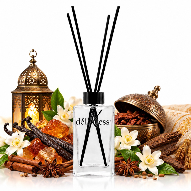 Diffuseur de parfum Oriental 200 ml – Parfum de Grasse Diffuseur de parfum Oriental 200 ml – Parfum de Grasse