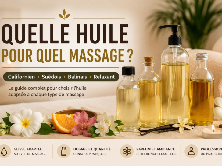 Quelle huile de massage choisir selon le type de massage ?