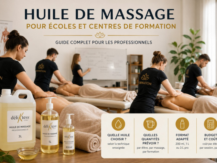 Quelle huile de massage choisir pour une école ou un centre de formation ?