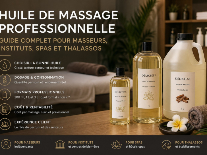 Quelle huile de massage choisir pour une école ou un centre de formation ?